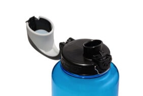 32oz WM Slate w Black OTF cap lid-open